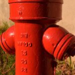 hydrant, water, red, water hydrant, nature, fire fighters, clear, emergency